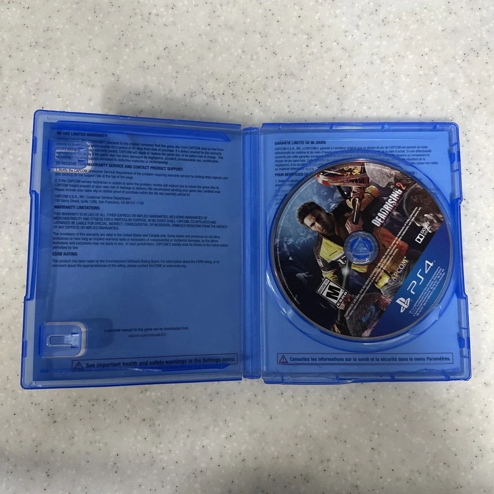 PS4 Game‎ Lot Bundle (5 Games) Dead Rising 2, GTA V, Marvel vs Capcom Infinite